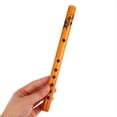 thumbnail image 2 of Paquete de 10 Flautas Bambú Tradicionales Chinas 6 Agujeros, Clarinete, Instrumento Musical para Estudiantes, Color Madera, 2 of 5