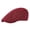 Wine Red, variant on Joernso Men Woolen Newsboy Flat Cap, Soft Fitted Driving Cabbie Hat, Retro Style Peaked Cap for Spring And Autumn Casual Daily Wear