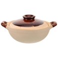 thumbnail image 1 of Clay Cooking Pot Stew Pot Kitchen Soup Pot Home Clay Casserole For Simmering 500ml, 1 of 3