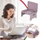 thumbnail image 4 of Mesa plegable portátil, escritorio de computadora portátil multifuncional, cama de dormitorio para apartamento, escritorio plegable, 4 of 5