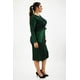 thumbnail image 2 of Vestido efecto metalico Roman Fashion /Tallas Extras, 4259 (Verde botella) verde oscuro 36, 2 of 7