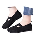 thumbnail image 4 of CAIXAI Walking Shoes with Wide Width Wide Toe Box Shoes Women Casual Mesh Knitted Woven Platform Sneakers Walking Anti-Skid Adjustable Upper Mary Jane Shoes Hands-Free Walking Tennis Shoes, 4 of 8