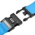 thumbnail image 4 of Luggage Straps Suitcase Belts with Buckle, Combination Lock, 2Mx5cm Adjustable Travel Bag Packing, Sky Blue 4Pcs, 4 of 6