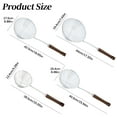 thumbnail image 3 of Spider Strainer Skimmer Spoon with Handle, Stainless Steel Wire Strainer Ladle for Cooking and Frying, Kitchen Utensils Slotted Pasta Spoon, Fryer Scoop, 3 of 4