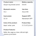 thumbnail image 3 of Wireless Remote Control Page Turner Sturdy Scroll Remote Photograph Page Turner Up and Down Page for IOS Tablets Smartphones forceful, 3 of 23