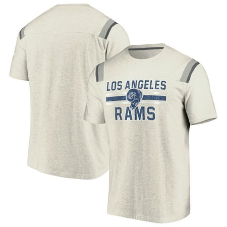 Los Angeles Rams NFL Pro Line by Fanatics Branded True Classics Logo Stripe T-Shirt -