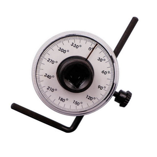 Medidor de ángulo de accionamiento, medida de grado de accionamiento fácil de usar con rango de medición de 0 a 360 grados para medir ángulos