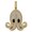 Golden Octopus Copper Zircon, variant on Diamond Letters Hip Hop Pendant Copper Trendy All-matching Accessories
