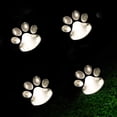 thumbnail image 2 of Luces solares con huella de pata, luces solares con pata de perro para exteriores, gato Sailing Electrónica, 2 of 4