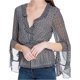 thumbnail image 1 of Blusa de Manga acampanada Max Studio London para mujer color negro talla mediana, 1 of 1