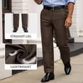 thumbnail image 3 of FEDTOSING Mens Casual Dress Pants Old Money 30"/32" Slim Fit Vintage Tapered Trousers, 3 of 7