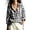 *Black, variant on VBVC Women's Plaid Button Down Shirt , Ladies' Long Sleeve Collared Blouse , Casual Y2K Breathable Top For Women, Black , S-2XL