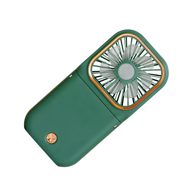 Bearachild Ventilador de refrigeración ligero, 3 velocidades de viento, ventiladores colgantes para el cuello, ventilador de aire profesional, soporte de Electrodomésticos Verde Bearachild HA004861-04B