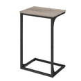 thumbnail image 1 of VASAGLE Mesa Auxiliar en Forma de C, Mesita de Noche, Mesita de Sofá, con Estructura de Metal, Industrial, para Salón, Dormitorio, Greige Brezo y Negro, 1 of 6