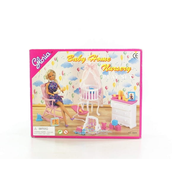 Furniture Playset Gloria Baby Home Nursery para muñecas de 11,5 pulgadas