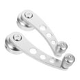 thumbnail image 5 of GOOHOCHY Universal Window Handles Silver Window Replacement Parts Easy Installation Car Parts 2Pcs, 5 of 8