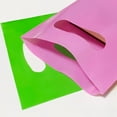 thumbnail image 3 of Plastic Party Favor Small Gift Bags, 100 PCS 6" x 8" Goodie Bags for Kids, Candy Treat Pouches Bulk with Handle for Kids' Birthday Party, Thanksgiving, Christmas, Halloween, 10 Colors, 3 of 7
