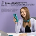 thumbnail image 6 of JLab GO Work Pop Wireless Headphones - Teal, 6 of 8