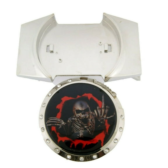 Skull Skeleton Belt Buckle New Removable Lighter Skull Tattoo Style