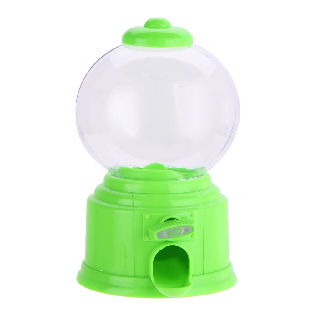 Cute Sweets Mini Candy Machine Bubble Gumball Dispenser Coin Bank 
