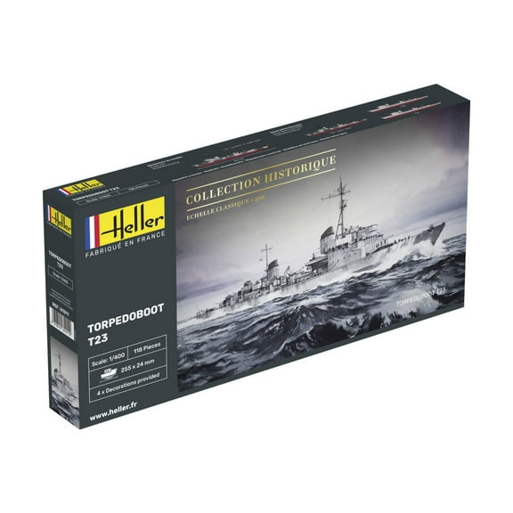 Heller Models Torpedoboot (Torpedo Boat) T23 - Collection Historique New