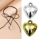 thumbnail image 4 of 10 Uds. De dijes de corazones de Color dorado y plateado, colgante para collar, pulsera, fabricación de joyas, 4 of 5