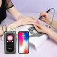 thumbnail image 4 of Nail Drill Machine, 30000rpm Professional Rechargeable Nail Drill Kit with 2000mAh Phone Power Bank, 4 of 9