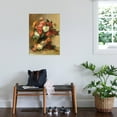thumbnail image 3 of Art.com Still life with dahlias. Ca. 1886-90 Stretched Canvas Print Wall Art by Pierre-Auguste Renoir, 24" x 32", 3 of 4