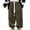 Brown, variant on SROBPTY Teen Boys Girls Pants Solid Elastic Waist Thermal Trousers