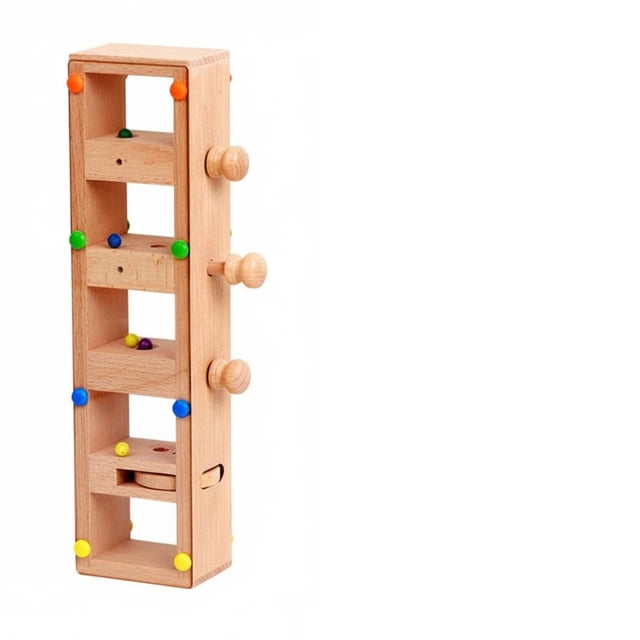 predolo Juego de Bolas Rodantes Coordinación Mano-Ojo Torre de Laberinto de Bolas Educación Temprana Juguete Educativo para Preescolar, Guardería