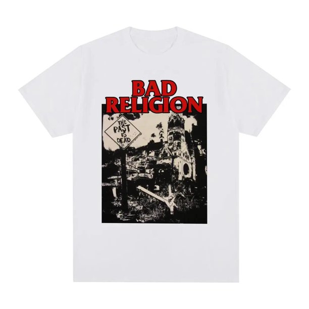 Camiseta Vintage para hombres y mujeres ropa de calle Harajuku con estampado gráfico de banda Punk Rock de algodón talla europea