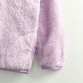 thumbnail image 6 of BXINGOHAI Baby Toddler Girls Boys Fleece Hoody Jacket Zip Up Teddy Coat Shape Warm Winter Outwear Fall Winter Thick Hoodie Coats Today Purple,7-8 Years, 6 of 6