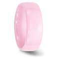 thumbnail image 4 of Bague de Mariage en Céramique Rose 8mm avec Domde Classique, 4 of 11