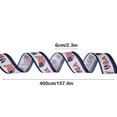 thumbnail image 3 of Summercome Red White and Blue Ribbon Patriotic Ribbons Burlap Stars Wired Ribbons 2.5 Inch 4th of July Ribbon Decor for Independence Day Memorial Day Wreaths, DIY Crafts 13 Ft, 3 of 7