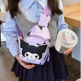 thumbnail image 3 of Sanrio-Bolso de pecho de Hello Kitty, mochila Cinnamoroll, bandolera de hombro de dibujos animados, regalo, envío gratis, venta al por mayor, 3 of 4