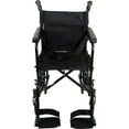 thumbnail image 3 of ProBasics Aluminum Transport Wheelchair with 12" Rear Wheel for Smoother Ride, 300 lb Weight Capacity, 3 of 7