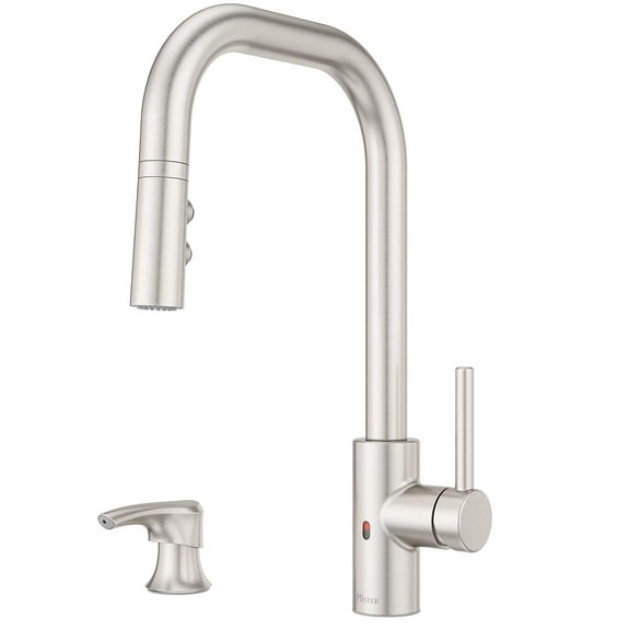 Pfister F-529-EZN3GS Zanna Touchless 1.8 GPM Single Hole Pull Down Kitchen Faucet - Spot