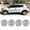 Silver Lacquer, variant on 16 Inch Hubcaps for Nissan Kicks 2018-2025 Steel Wheel Rims Covers, Hub Cap Snap On Installation with Retention Rings PP Material (Set of 4, Silver Lacquer)