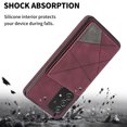 thumbnail image 4 of Allytech Galaxy A53 5G Wallet Case, Premium PU Leather Flip Stand Cards Slots Shockproof Drop Protective Magnetic Wallet Cover for Samsung Galaxy A53 5G 6.5" - Winered, 4 of 9