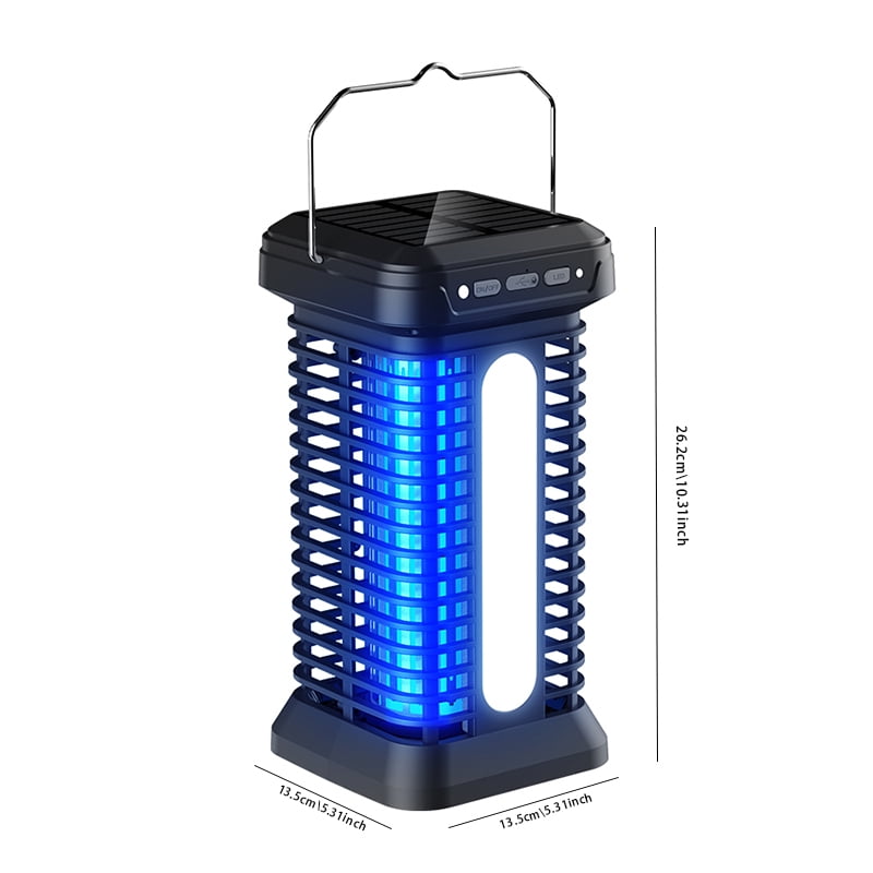 4200V Powerful Grid Electric Bug Zapper with Switch, 20W Extra Brightness IPX4 Waterproof Trap