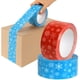 thumbnail image 1 of Cinta Adhesiva gisgfim 2 Rollos 5 cm x 91 m Copos de Nieve Navideños, 1 of 7