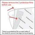 thumbnail image 3 of 3 Packs - Lucent Path Clear Protective Full-Face Shield with Elastic Strap and Vented Foam Headband, 3 of 6