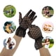 thumbnail image 4 of Guantes bloqueadores del sol únicos 1 par de mitones bloqueadores del sol para conducir para mujeres en negro, 4 of 5