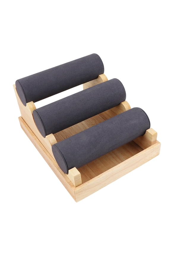 Bracelet Holder with Three Holder for Bangles Jewelry Organization gray