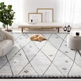 thumbnail image 2 of Abani Viva Grey Moroccan Tribal Area Rug 4x6 Diamond Pattern, 2 of 8
