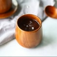 thumbnail image 2 of de Té de Madera Natural, de Madera Maciza para Bebidas Frías y Calientes, Capacidad de 200 Ml, Ideal para Café, Té, Jugo y Leche., 2 of 5