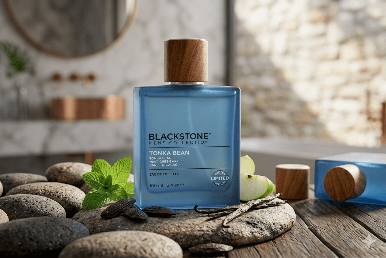 Blackstone Men's Tonka Bean Eau De Toilette - Limited Edition - 3.4 oz.