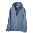 thumbnail image 6 of Yaoyar Mens Casual Jackets Sun Protection Clothing Sunscreen Waterproof Long Sleeve Hoodie Spring and Summer Ice Silk Thin Zipper Hoodie, 6 of 7