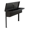 thumbnail image 3 of UWS EC30202 48-Inch Gloss Black Heavy-Wall Aluminum Truck Side Tool Box with Low Profile, RigidCore Lid, 3 of 10