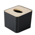 thumbnail image 1 of Caja de Madera para Toallas de Papel - Estilo Europeo, Papel Grueso - Resistente con Tapa, Diseño Elegante - para Hoteles/Cocinas, Organizar Servilletas, 1 of 5